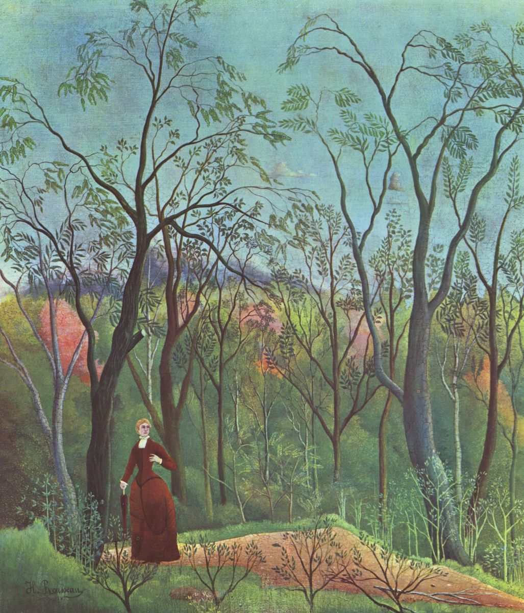 Анри Руссо - Прогулка в лесу